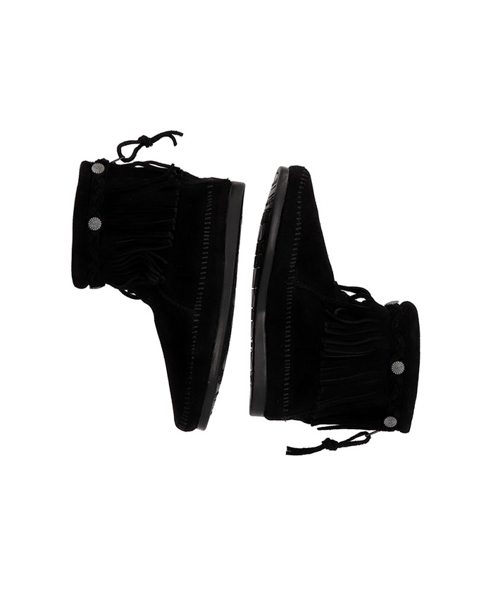 HI TOP BACK ZIP BOOT Black【37111032】｜ミ 