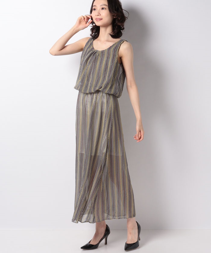 ｏ エキゾチックプリントマキシワンピース Interplanet インタープラネット 公式 オリゾンティ オンラインストア