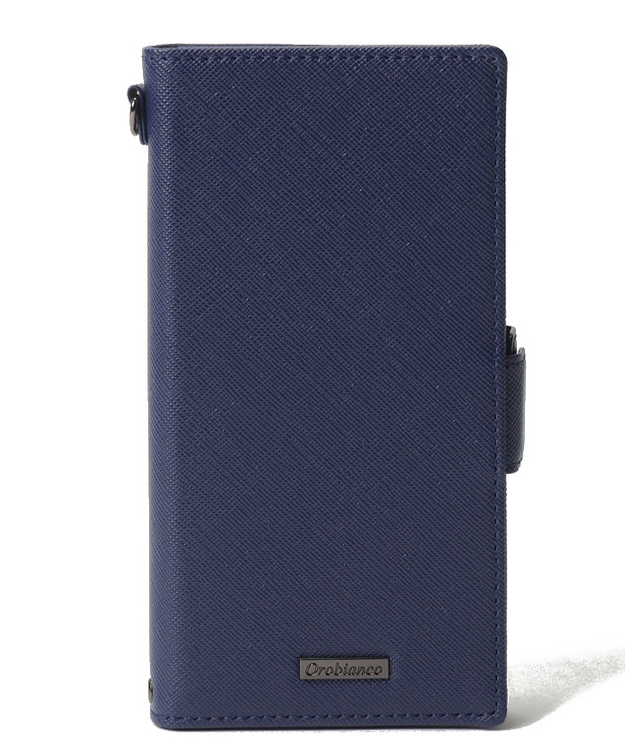スクエアプレート" PU Leather Book Type Case（iPhone 13）