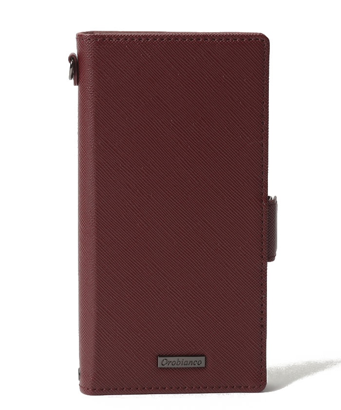 スクエアプレート" PU Leather Book Type Case（iPhone 13）