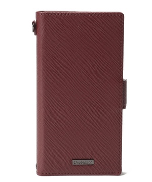 スクエアプレート" PU Leather Book Type Case（iPhone 12/ 12 Pro）