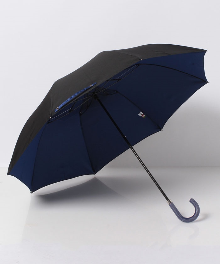 無地バイカラー雨晴兼用折り畳み傘