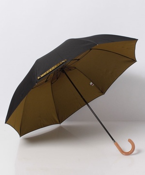 無地バイカラー雨晴兼用折り畳み傘