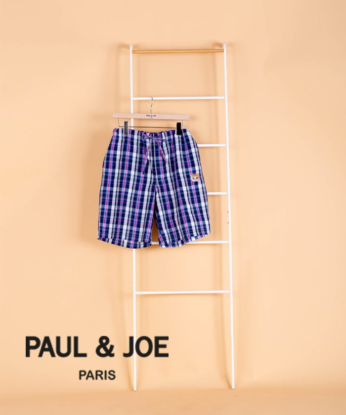 サッカーチェック メンズショートパンツ Paul Joe 公式オンラインショップ ポール ジョー 公式通販