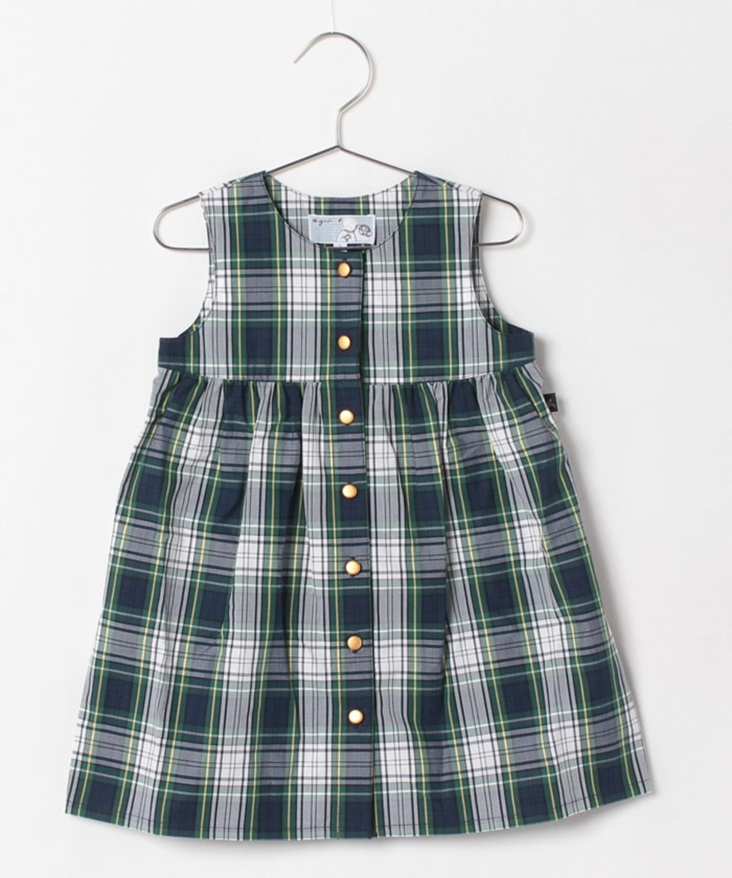 CAJ5 L ROBE ベビー チェックワンピース