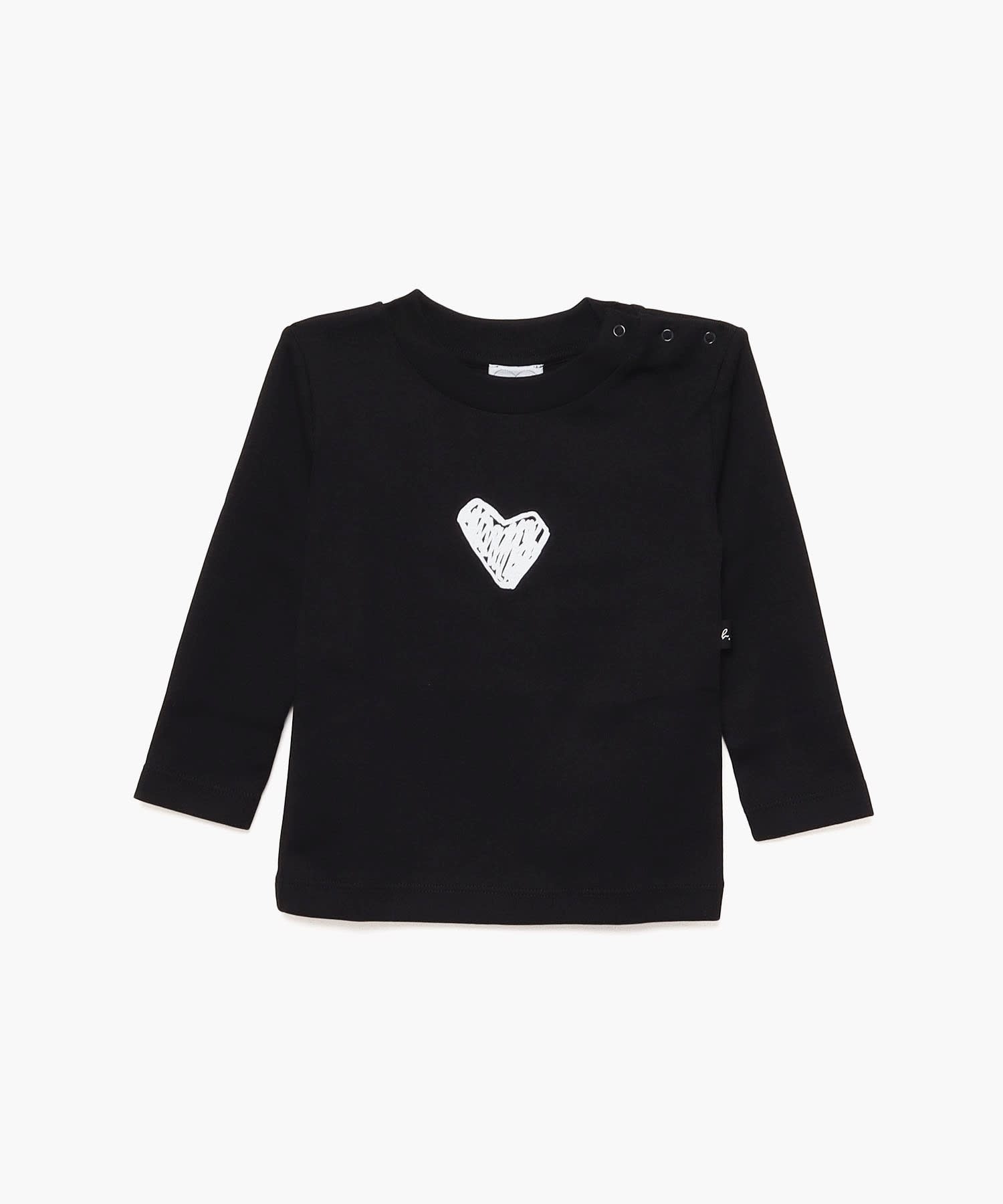 SDG6 L TS ベビー ハートモチーフTシャツ