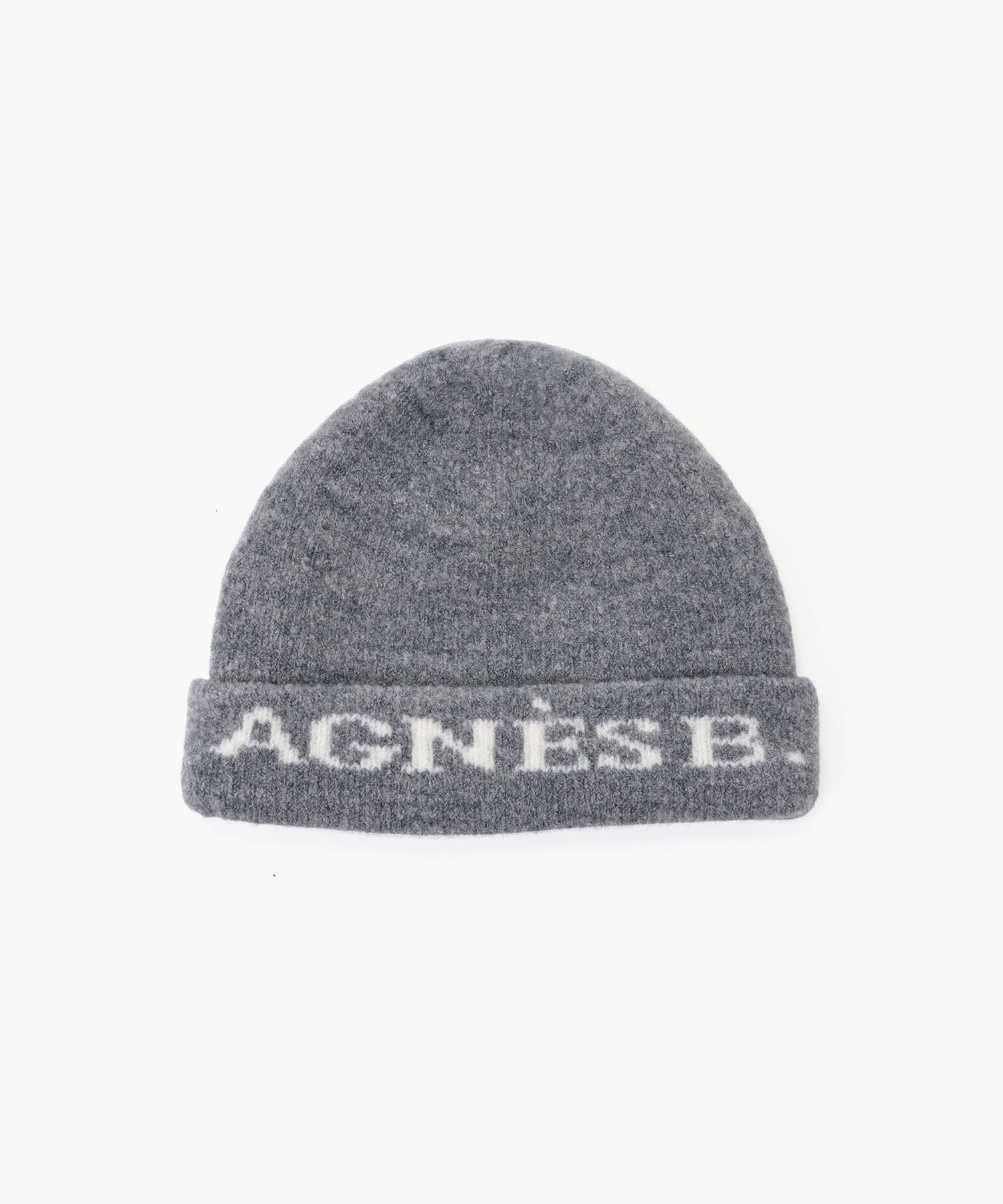 AB38 L BONNET ベビー ロゴニットキャップ