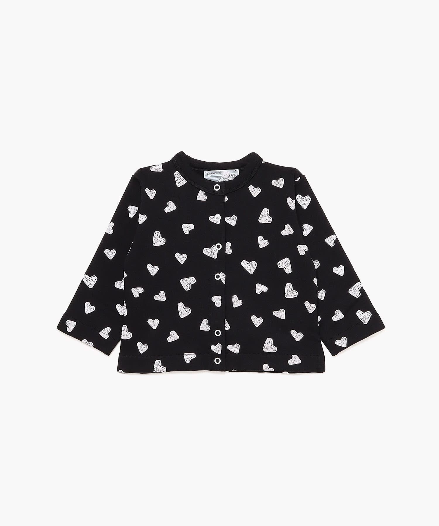 M397 L CARDIGAN べビー ハートモチーフカーディガン