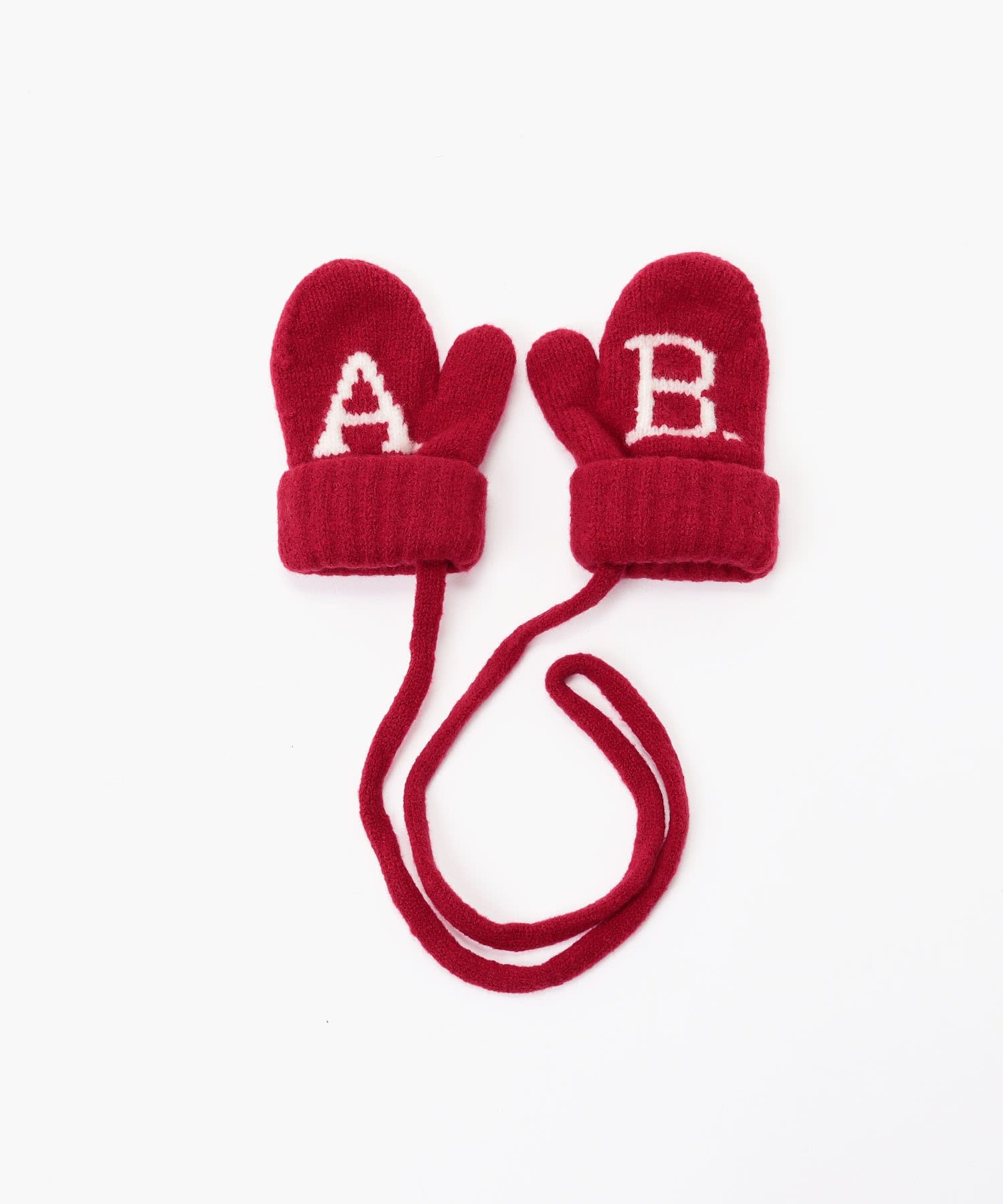AB38 L MOUFLES ベビー ABロゴミトン