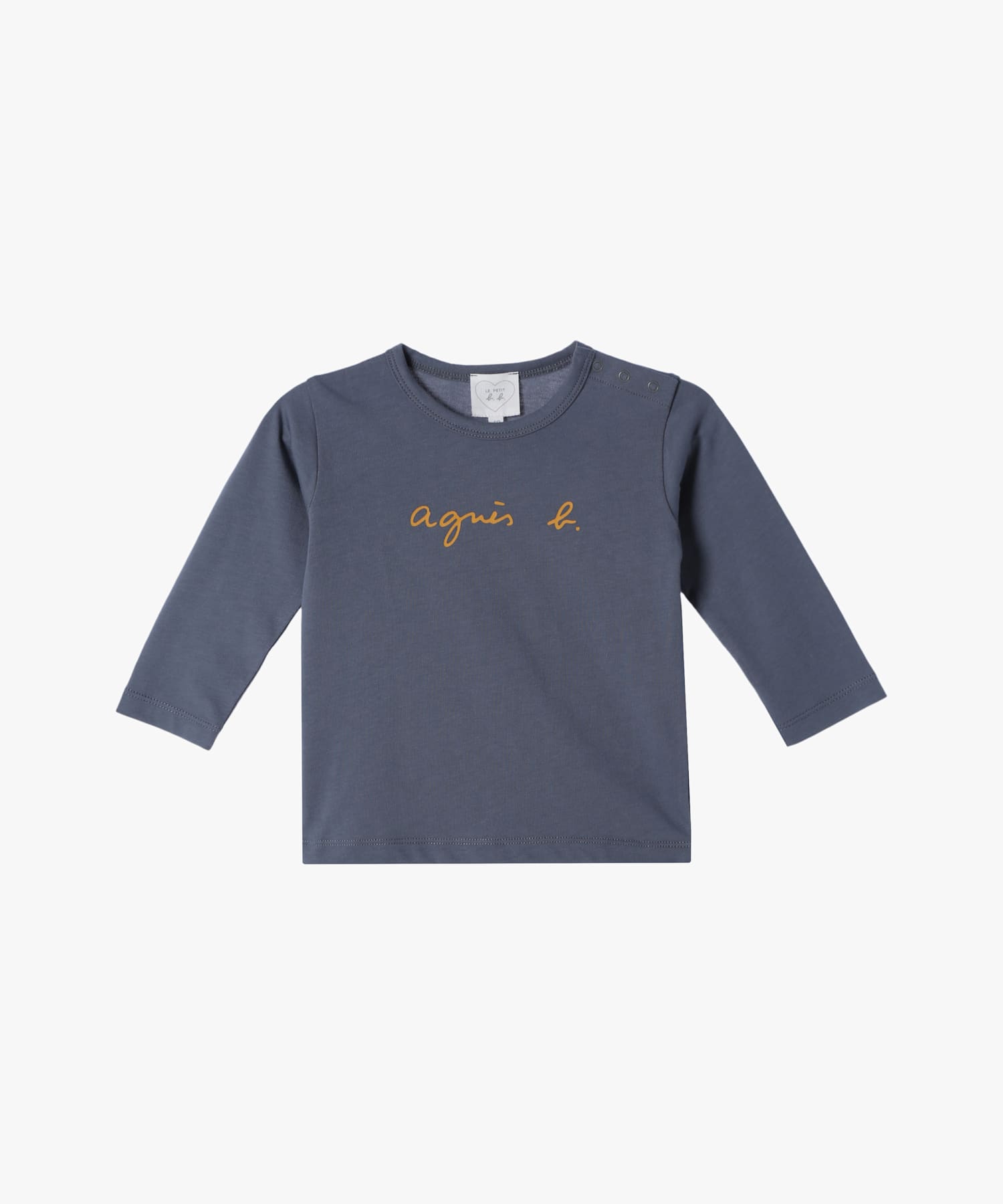ベビー ロゴ コットン 長袖 Tシャツ