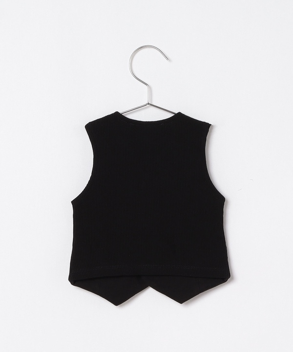 ベビー "b."ロゴ ジレ