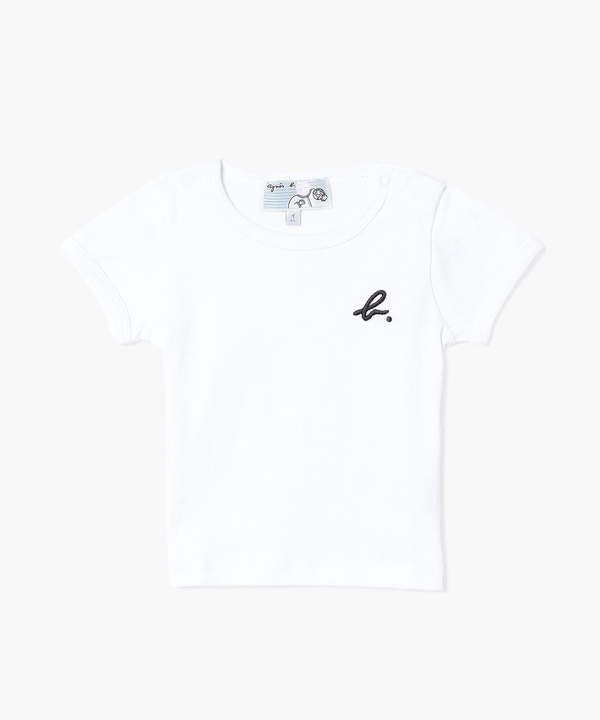 JBH2 L TS ベビー ロゴ刺繍Tシャツ