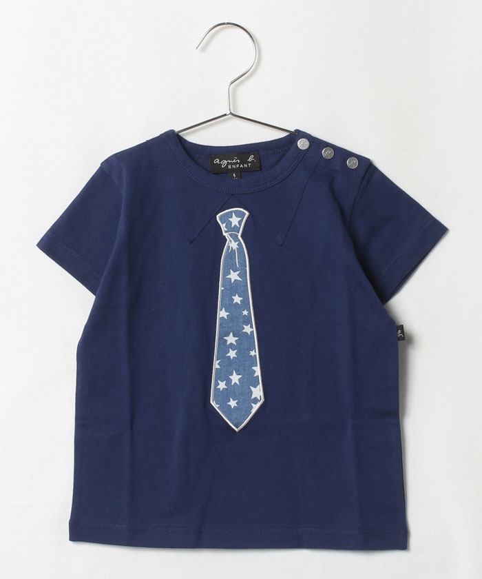 ICK7 E TS キッズ トロンプルイユTシャツ