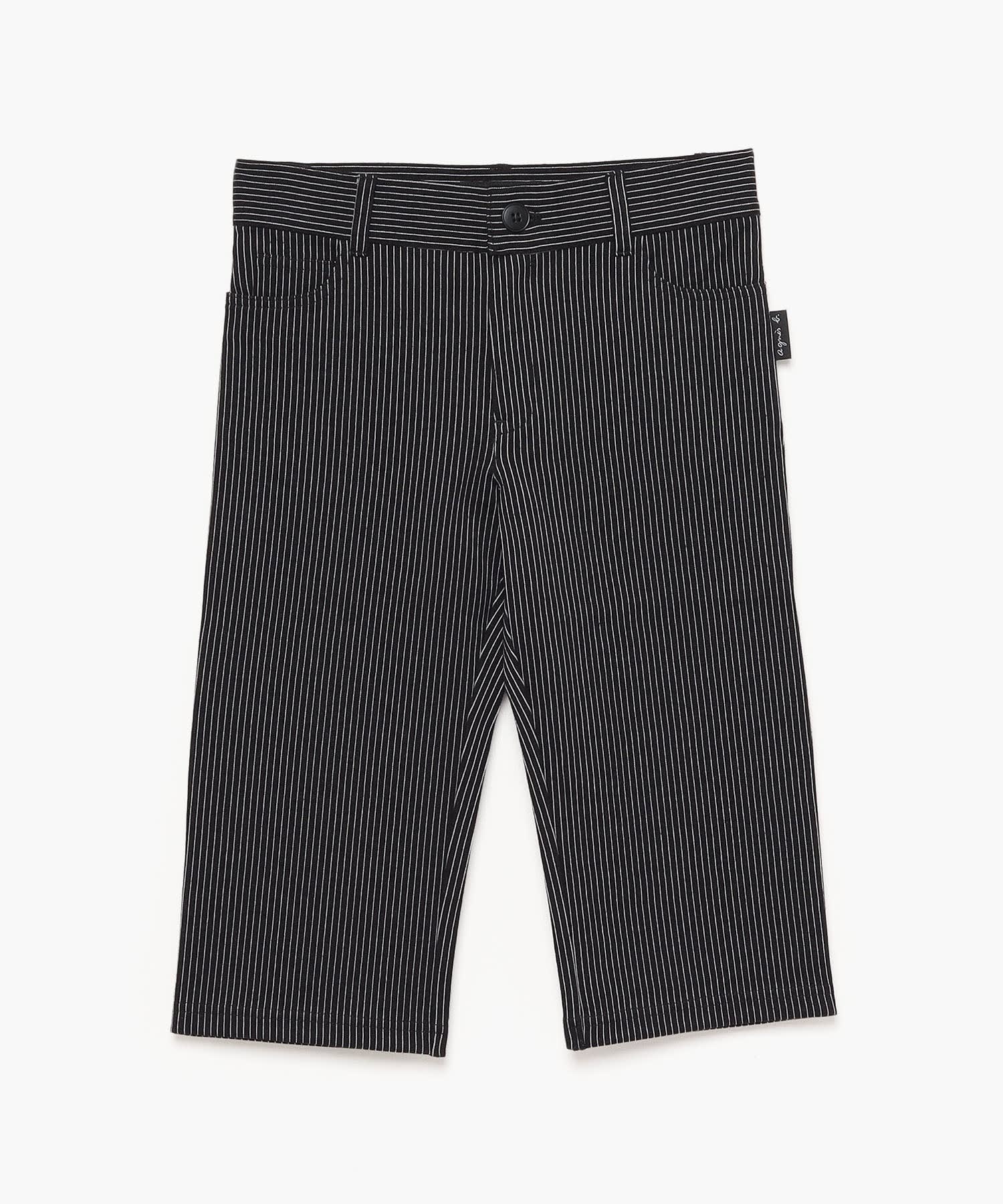 【セットアップ対応商品】JFN7 E BERMUDA キッズ ストライプバミューダパンツ