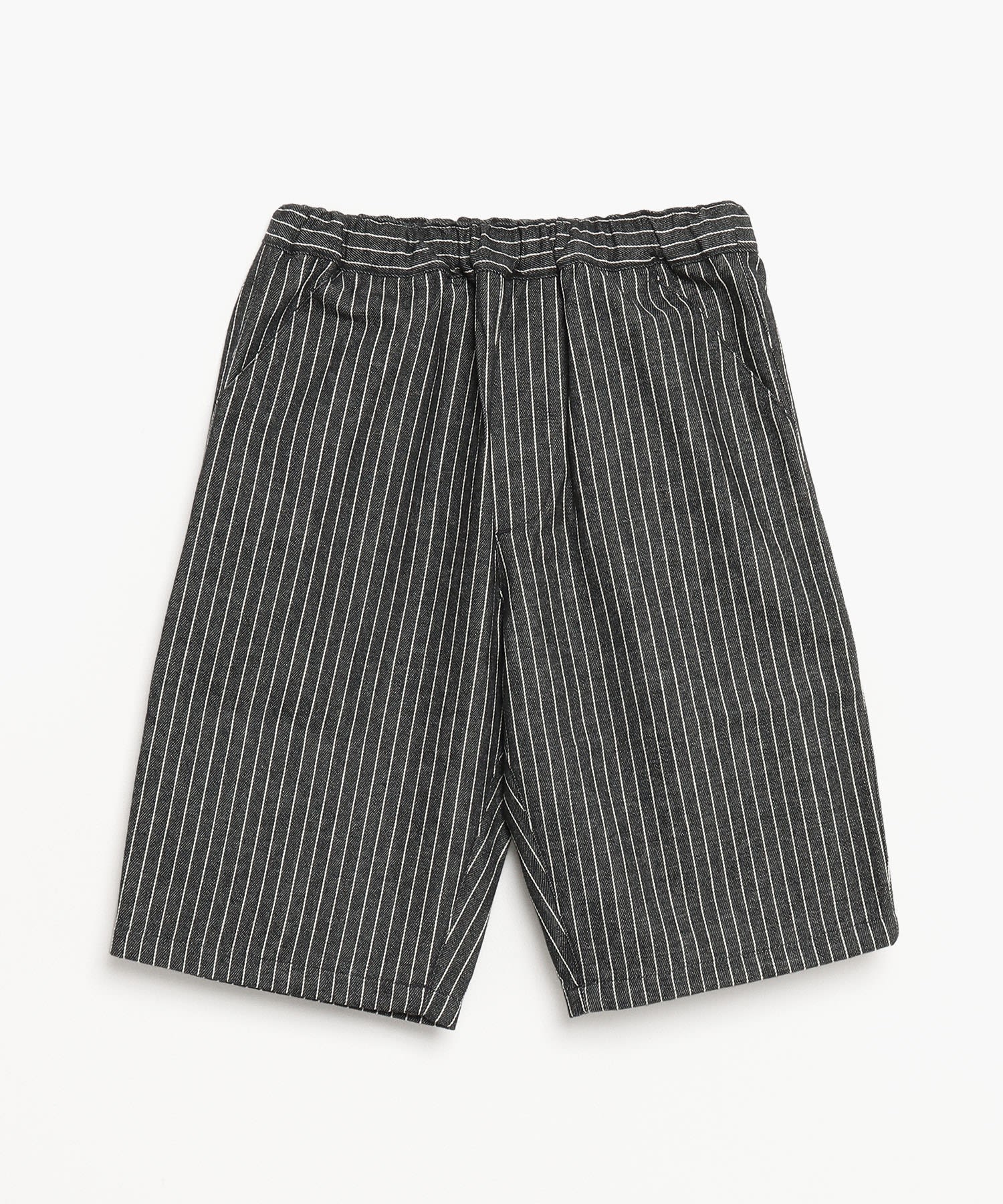 RJ29 E BERMUDA キッズ ヒッコリーストライプバミューダパンツ