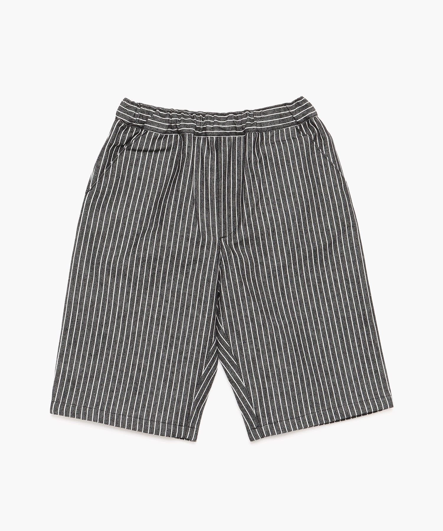 RJ29 E BERMUDA キッズ ヒッコリーストライプバミューダパンツ