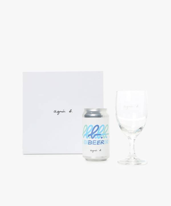 b. BEER & グラスセット ロゴ