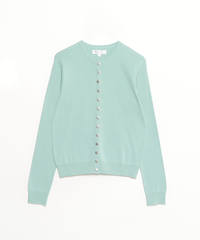 J155 CARDIGAN コットンニットカーディガン