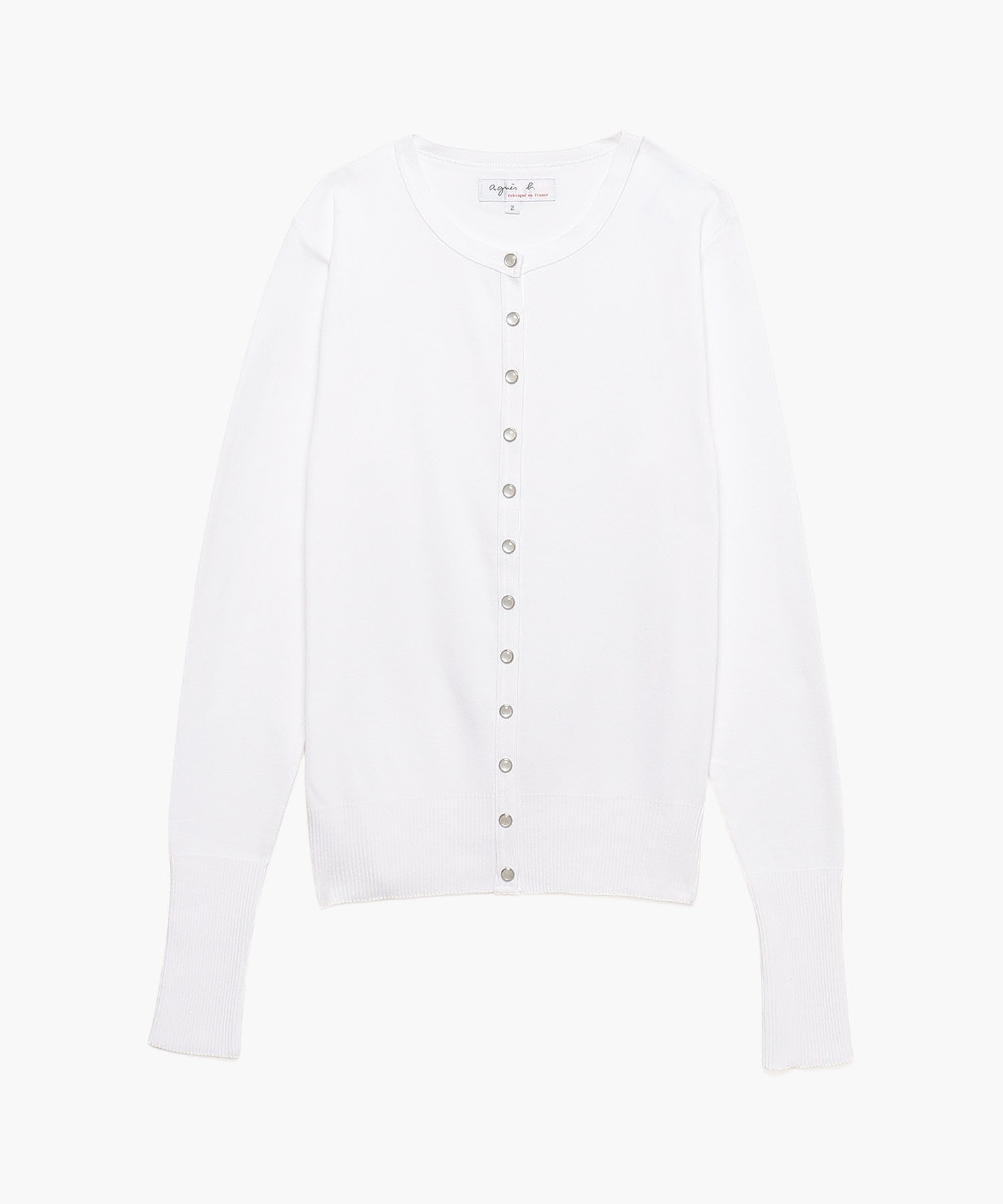 J155 CARDIGAN コットンニットカーディガン