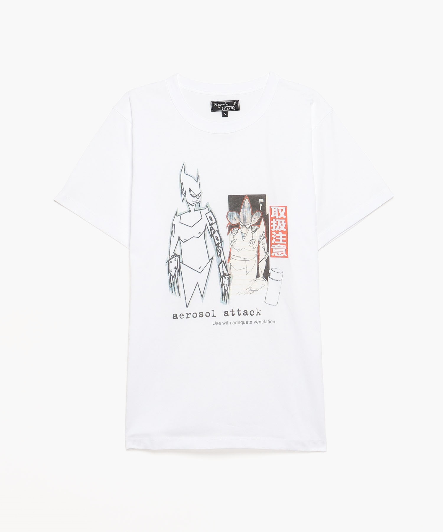 agnes b アニエスベー　アート　Tシャツ XL futura