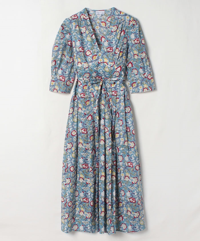 ICD2 ROBE フラワープリントワンピース