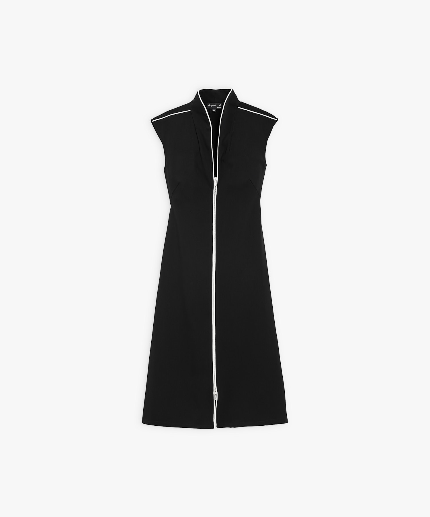 UQ87 ROBE ジップシャツワンピース