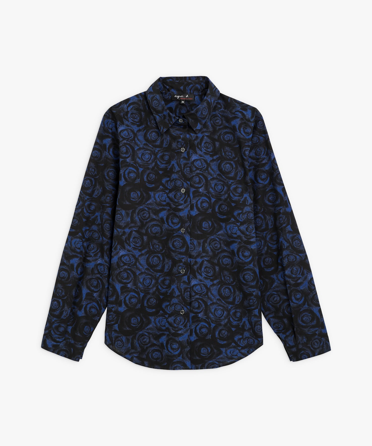 IIE89 CHEMISE ローズプリントシャツ