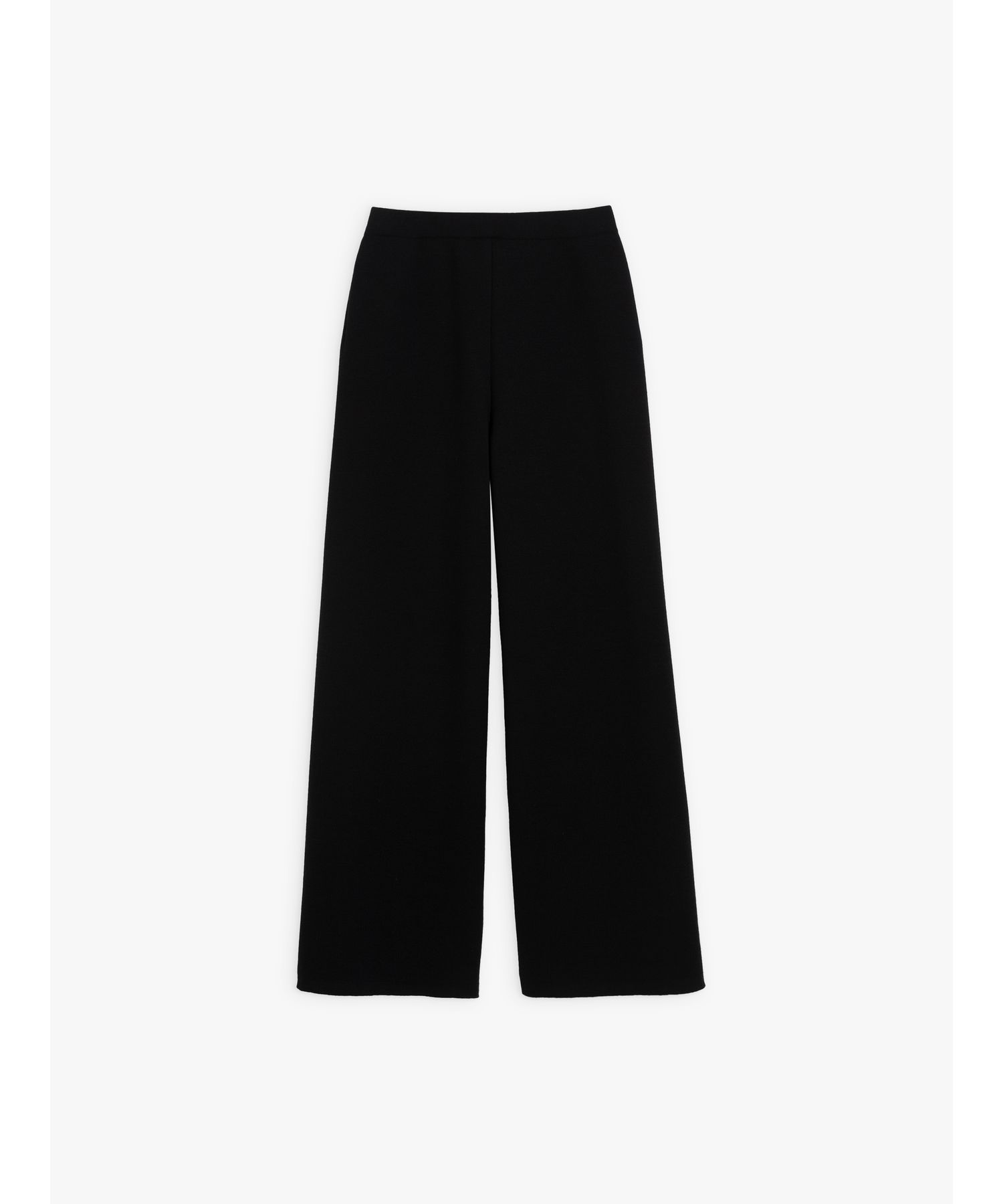 L184 PANTALON ウールニットパンツ