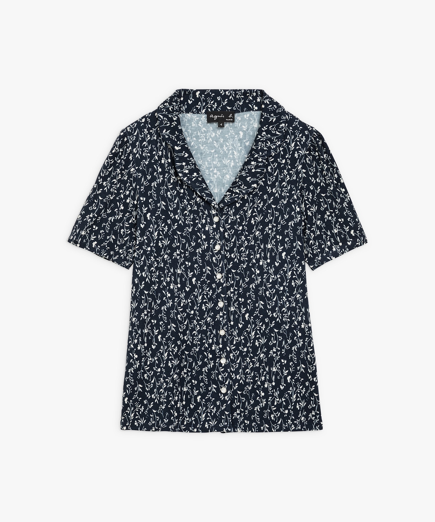 JGY6 CHEMISE フラワープリント ブラウス