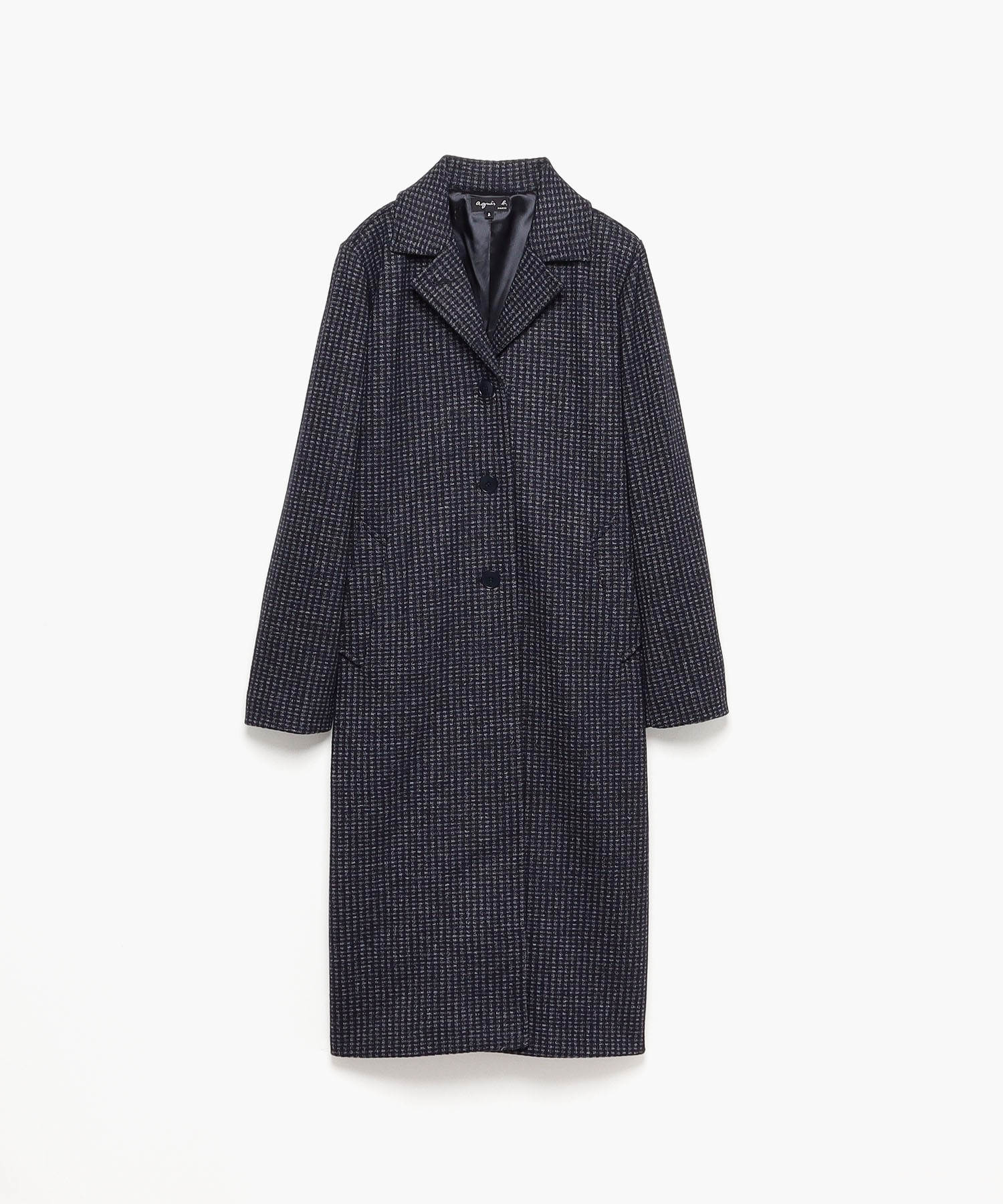 JGT5 MANTEAU 千鳥格子チェスターコート