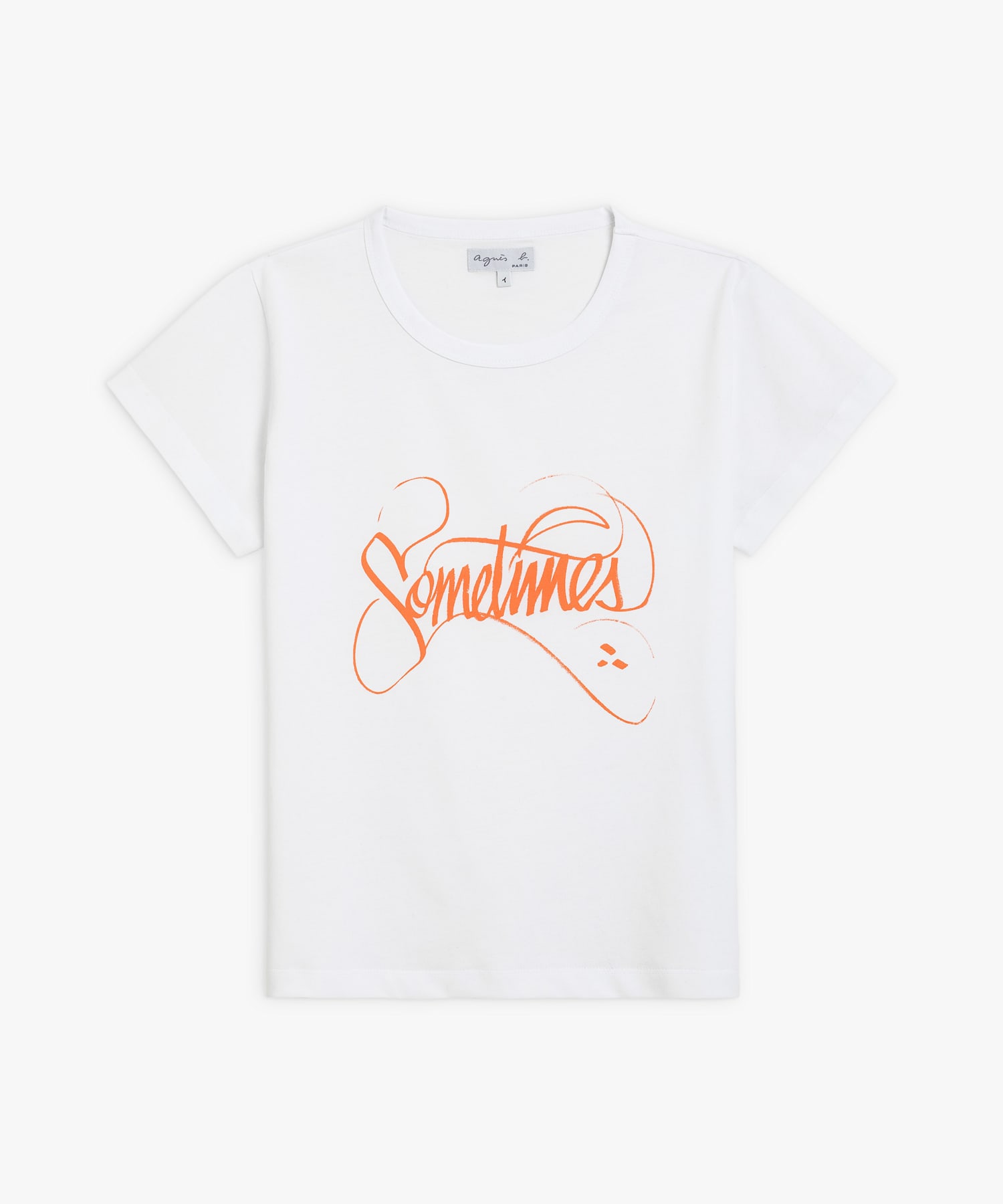 Sde3 Ts メッセージtシャツ Agnes B Femme ファム アニエスベー公式オンラインブティック