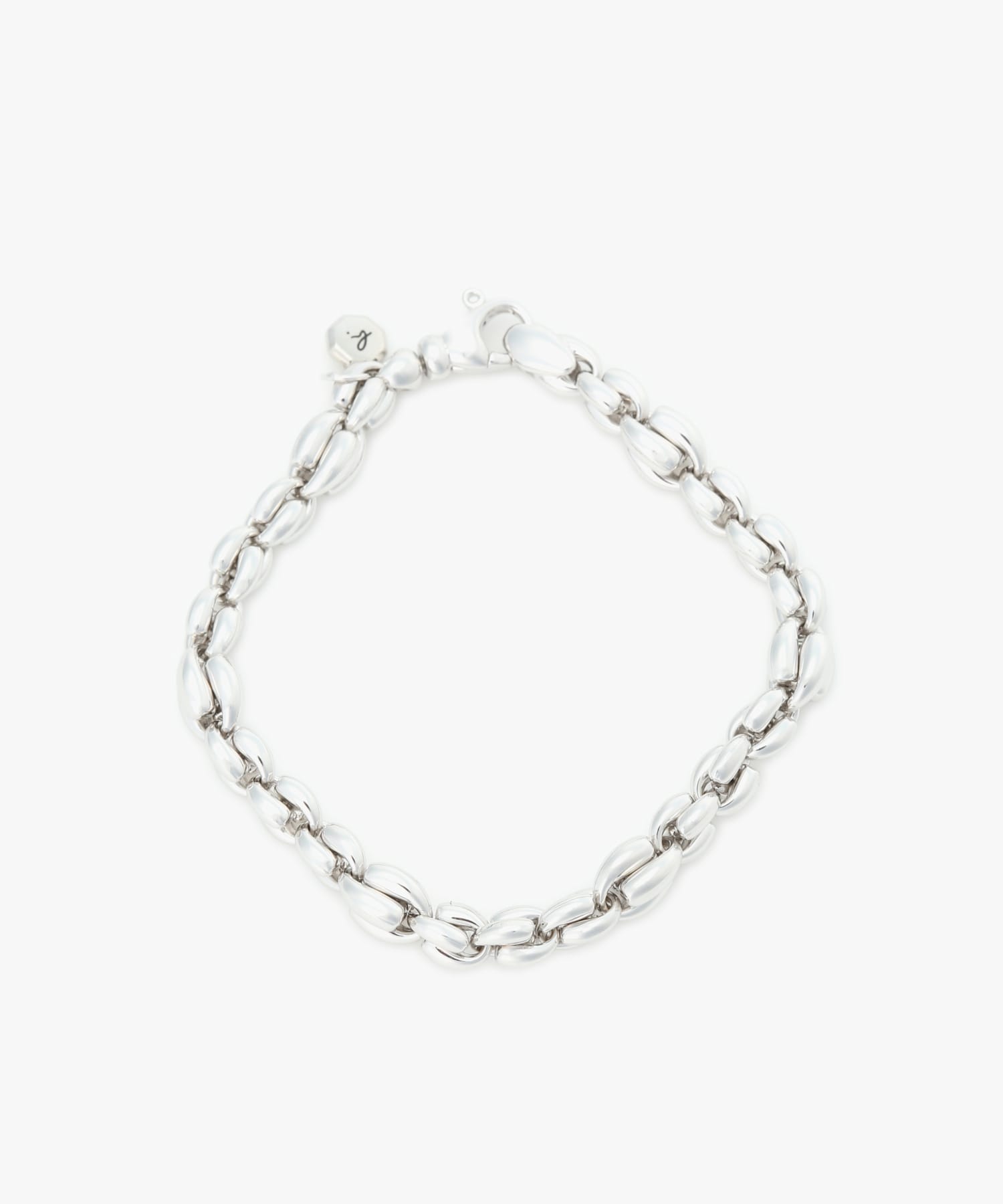 H925 チェーン ブレスレット "Iconic − Hollow Silver Chain"