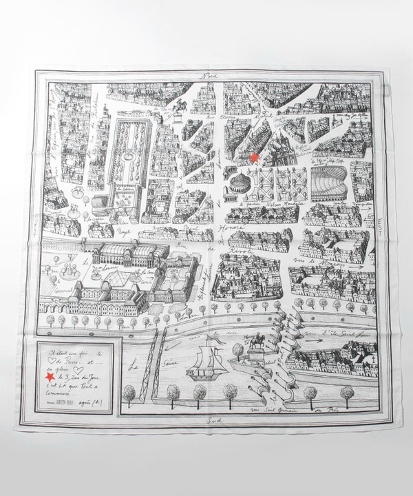 KG25 ECHARPE Rue du Jour スカーフ