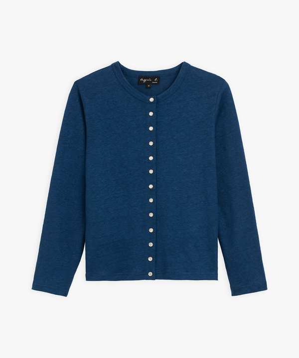 J000 CARDIGAN LE PETIT カーティガンプレッション ｜agnès b. FEMME ...