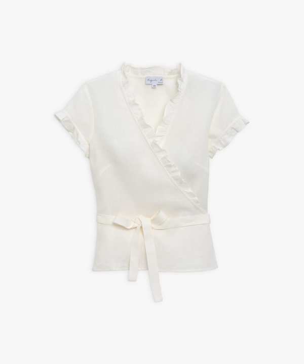 UBL1 CHEMISE フリルブラウス |agnès b. FEMME(ファム UBL1 CHEMISE フリルブラウス |agnès b. FEMME(ファム