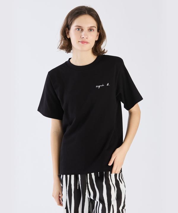 ミニロゴ コットン 半袖 Tシャツ "Christof"