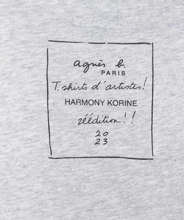 コットン プリント 半袖 アーティスト Tシャツ "Harmony Korine"