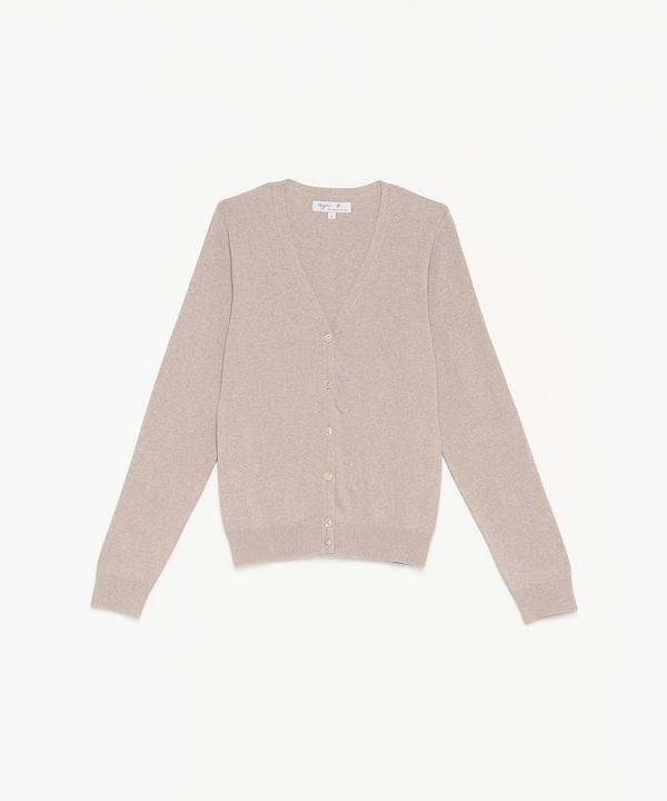 J155 CARDIGAN コットンニットカーディガン ｜agnès b. FEMME（ファム