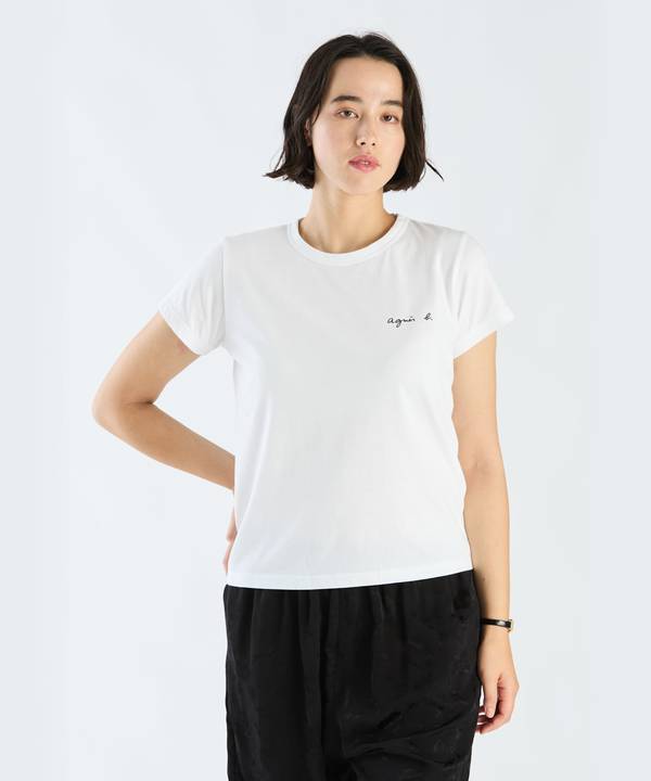ロゴ プリント コットン 半袖 Tシャツ "Brando"