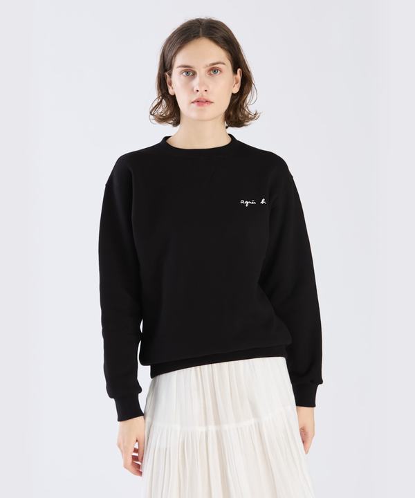 ロゴ プリント コットン 長袖 スウェット