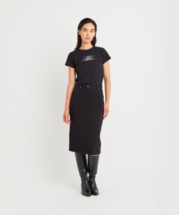 agnes b. アニエスベー 転写 プリント カットソー 11747391 agnes b. - アニエスベー 近年モデル トカゲ プリント Tシャツ