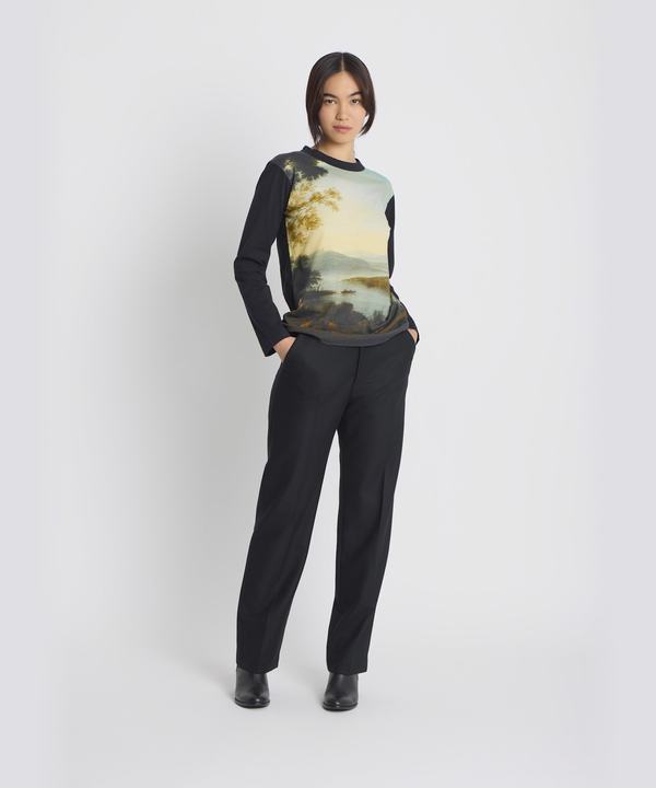 agnes b. x Le Louvre �t�H�g�v�����g �R�b�g�� ���� T�V���c "Paysage avec un berger"