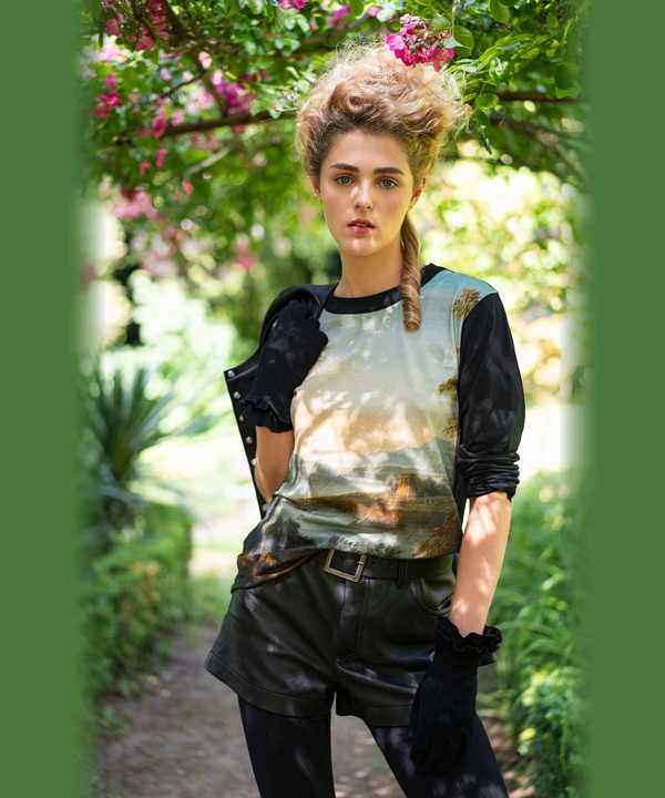 agnes b. x Le Louvre tHgvg Rbg  TVc "Paysage avec un berger"