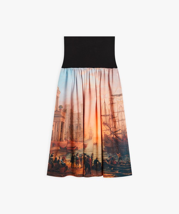 agnes b. x Le Louvre tHgvg tAXJ[g gPort de mer au soleil couchant"