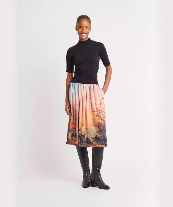 agnes b. x Le Louvre tHgvg tAXJ[g gPort de mer au soleil couchant"