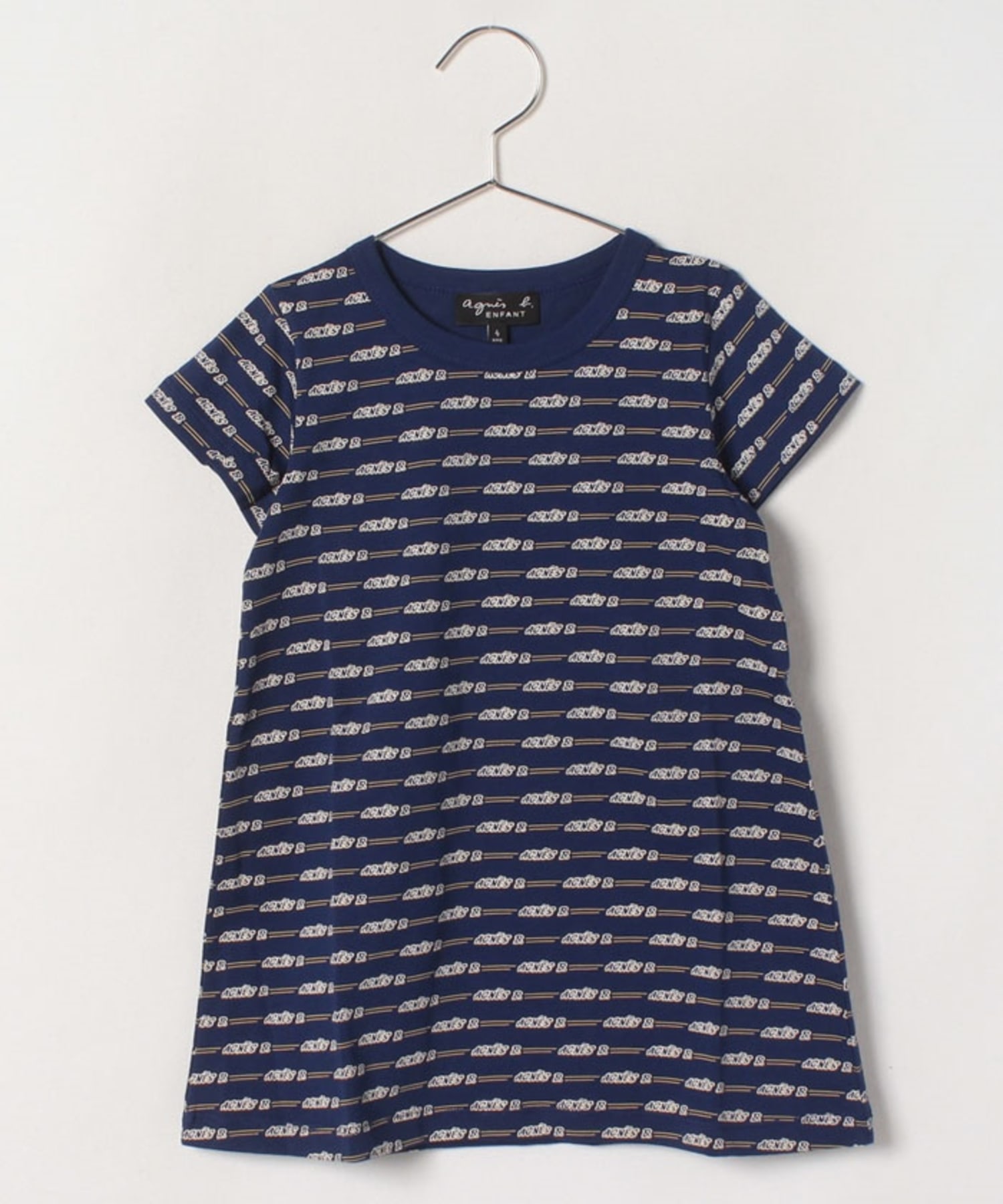 JGP1 E ROBE キッズ ロゴワンピース
