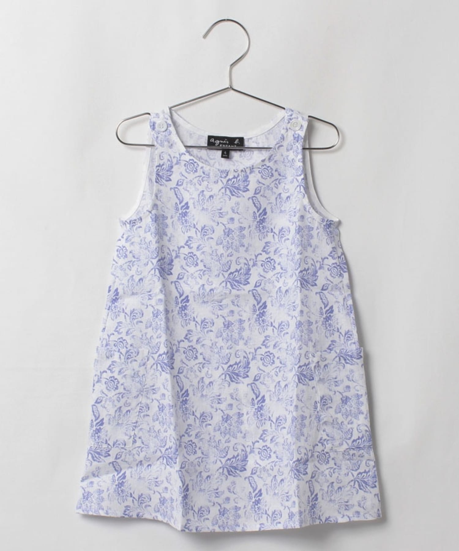 ICI7 E ROBE キッズ フラワープリントワンピース