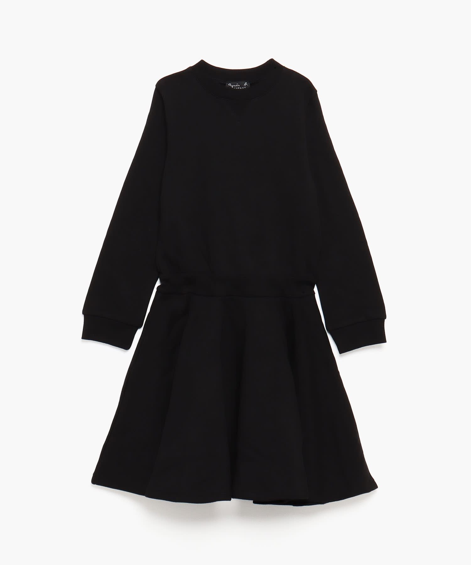 M001 E ROBE キッズ スウェットフレアワンピース
