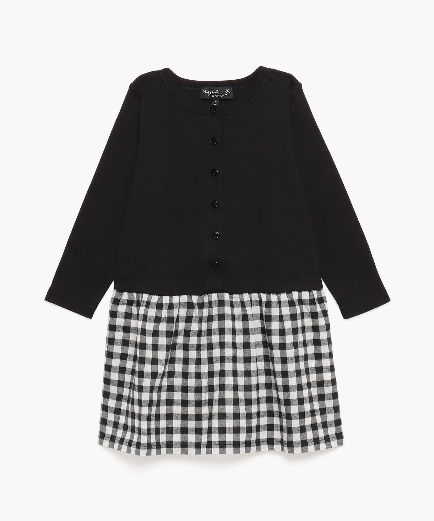 CAJ4 E ROBE キッズ ドッキングワンピース