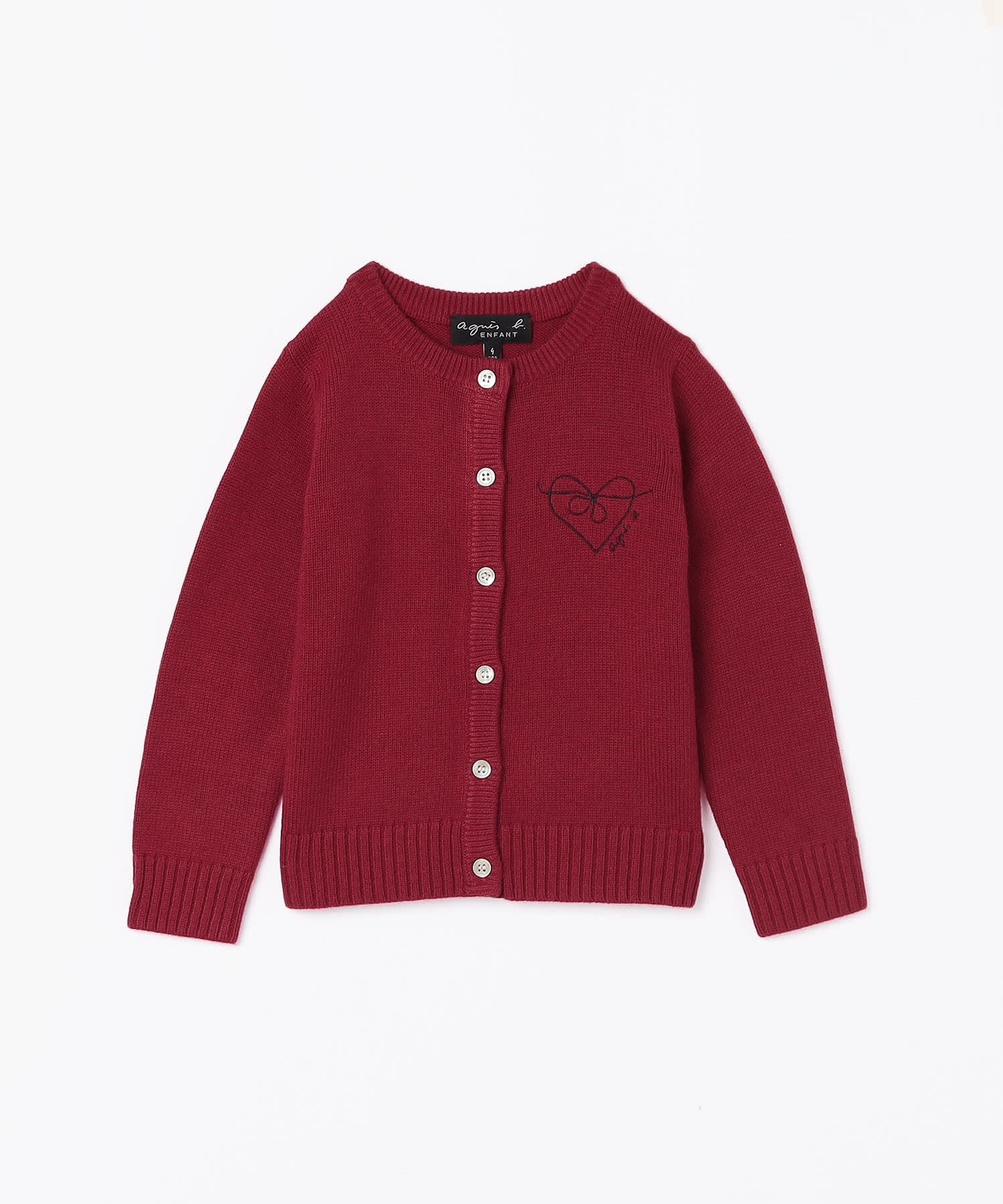 LM61 E CARDIGAN キッズ ニットカーディガン ｜agnès b.  ENFANT/LAYETTE（アンファン/レイエット）｜アニエスベー公式オンラインブティック